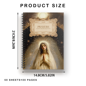 कृतज्ञता पत्रकारिता और शांत ध्यान के लिए चिकनी उच्च गुणवत्ता वाले पृष्ठों के साथ सुरुचिपूर्ण प्रार्थना नोटबुक - Product Image 3