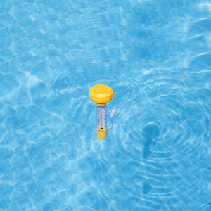 실내 및 실외 수영장 용 Bestway 58697 플로팅 수영장 온도계 물 온도 표시기 염소 제거기 동반자 - Product Image 3