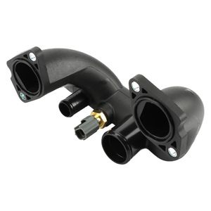 Jaguar Water Flange 96JV8A504BD Plastic <b>Radiator</b> Hose Connector AJ85885 Replacement Part - Product Image 4