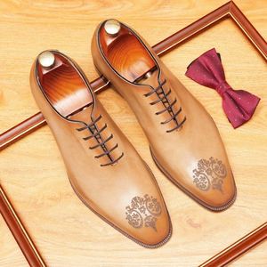 Zapatos de Oficina para Hombre de Alta Calidad, Talla Grande, con Cordones, Ligeros, Antideslizantes, Transpirables, de Cuero Genuino, para Negocios, Bodas, Otoño - Product Image 4