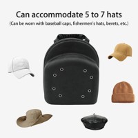 Estuche Rígido de Eva para Viaje con Asa Personalizada, Organizador y Transportador para Gorras de Béisbol