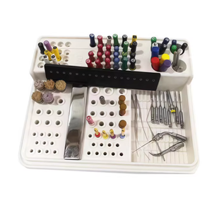Caja <span class=keywords><strong>de</strong></span> esterilización autoclavable para instrumentos dentales <span class=keywords><strong>de</strong></span> endodoncia, soporte para fresas <span class=keywords><strong>de</strong></span> diamante, limas <span class=keywords><strong>de</strong></span> conducto radicular, puntas <span class=keywords><strong>de</strong></span> gutapercha y organizador <span class=keywords><strong>de</strong></span> fresas - Product Image 1