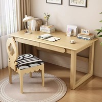 Escritorio Ergonómico en Forma de L de Madera Sólida para Oficina en Casa con Amplia Superficie de Trabajo y Diseño Moderno Minimalista