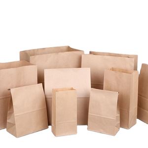Factory Outlet the Cheapest Custom Size <b>Bread</b> Food Package Reusable Washable Paper <b>Bag</b> - Product Image 1