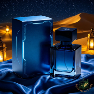 Profumo Arabo a Lunga Durata Private Label Midnight Blue Oud Fragranza di Lusso EDP per Uomo 100ml Set Regalo Personalizzato con Logo su Misura - Product Image 2