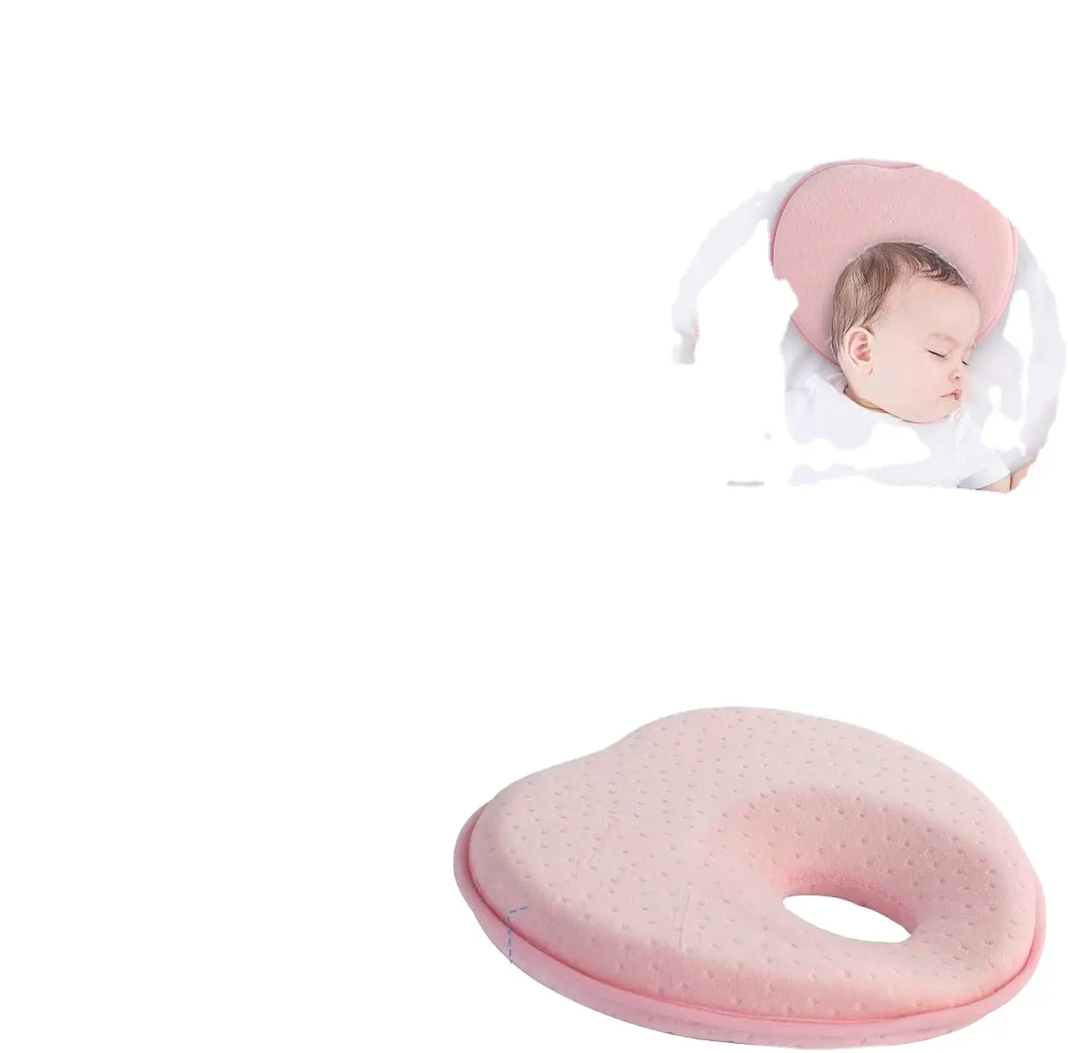 Baby Pillow Memory Foam infant Pillows with Skin friendly Breathable pillow cover