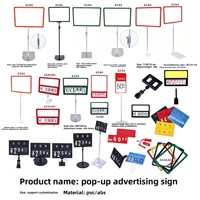 Panneau d'affichage de prix pour supermarché, support promotionnel, panneau indicateur de zone pour étagère d'angle, signalisation verticale d'identification d'entrepôt