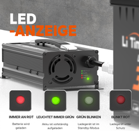 Chargeur de batterie professionnel automatique 36V(38.4V) 18A LiFePO4 Terminal léger 38.4V 18A M8 Terminal 36V 18A M8