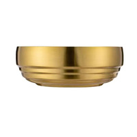 Bol à ramen coréen écologique grande taille à double paroi en acier inoxydable 304 (19-21-23cm) – Or et Argent – Vente chaude
