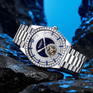 NAMKIN Men's Automatic Mechanical <b>Watch</b> Stainless Steel <b>Case</b> Round Dial 42mm Sapphire Crystal Luxury Fashion - Product Image 6