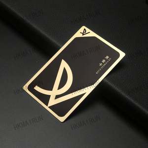 China Factory Blank <b>Mirror</b> Matte <b>Black</b> <b>Metal</b> Cards - Product Image 4