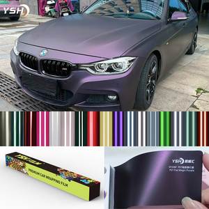 Film d'emballage en vinyle PET et PVC auto-adhésif résistant aux UV de haute qualité coloré changeant de teinte à haute brillance à vendre - Product Image 1
