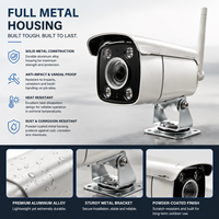 Kit de surveillance de sécurité HD 9 pouces AHD avec caméra frontale sans fil à zoom optique 30x et commande au pied pour grue de chantier