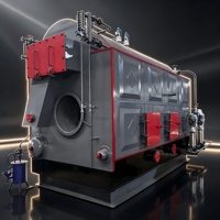 Générateur de vapeur automatique pour l'industrie laitière, machine industrielle avec soupape de sécurité et manomètre