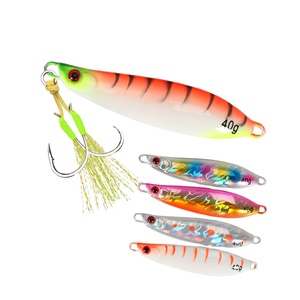 CHEERY Señuelo de pesca de metal con hoja curva para apertura de senderos, anzuelo de plomo, luminoso, biónico, para pesca en barco en agua salada, venta al por mayor - Product Image 6