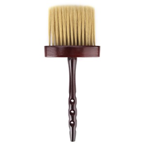 Brosse à poussière pour le cou de <span class=keywords><strong>coiffeur</strong></span> professionnel, polyvalente pour le nettoyage du visage et l'élimination des cheveux cassés, manche en bois - Product Image 1