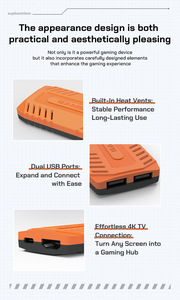 Qbuy Nouvelle console de jeux vidéo U36 128 Go avec environ 50 000 jeux, sortie vidéo HD 4K, connexion TV, <span class=keywords><strong>CPU</strong></span> <span class=keywords><strong>S905</strong></span>, Wi-Fi 2.4G, plus de 40 émulateurs - Product Image 4