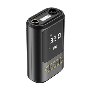 Gonfleur de pneus sans fil rechargeable compact - Mini <span class=keywords><strong>pompe</strong></span> à air portative avec affichage numérique certifiée CE pour voitures et véhicules électriques - Product Image 4