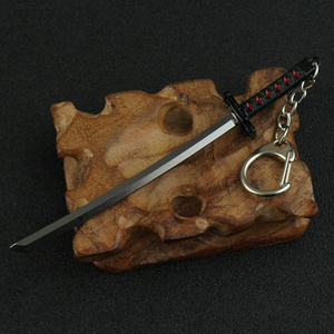 Porte-clés Anime Bleach Kurosaki Ichigo Hitsugaya Toushirou Modèle Épée Katana pour Femmes Hommes Pendentif de Voiture Bijoux - Product Image 4