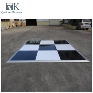 Wedding Dance Floor Outdoor/Indoor Black and White Checkered Dance Floor, Used for Decorating Weddings and Party Events - Product Image 3