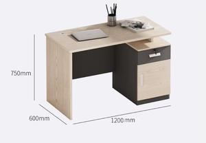 Hiện Đại 1.2 Mét Nhân Viên Bảng Bền Mới Nội Thất Văn Phòng 1-Người Bàn Máy Tính Gỗ Làm Việc Trạm Cho Nhân Viên - Product Image 3