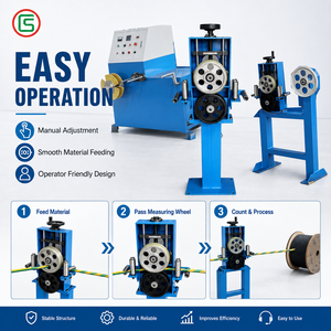 New <strong>Cable</strong> Manufacturing Equipment Rope Wire Length Meter Counter Measured Length <strong>Cable</strong> and <strong>Cable</strong> Length Measuring Device - Product Image 5