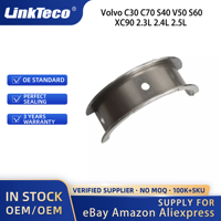 Linkteco jeu de roulements de bielle principale et de connexion pour Volvo C30 C70 S40 V50 S60 XC90 2.3L 2.4L 2.5L 1993-2013 30731544 31330661