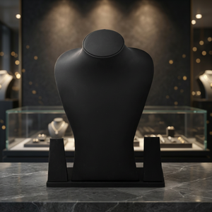 Necklace <b>Display</b> Stand, PU Leather <b>Jewelry</b> Organizer, <b>Jewelry</b> <b>Display</b> Stand, Necklace <b>Display</b> Case, PU Leather <b>Jewelry</b> <b>Display</b>. - Product Image 3