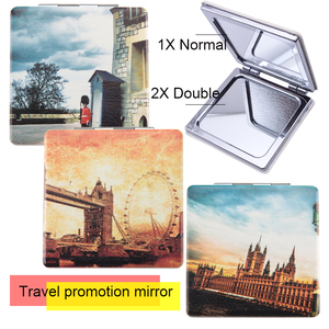 Custom Tour Souvenir Hollywood Movie Scenery <span class=keywords><strong>specchio</strong></span> per il trucco portatile professionale - Product Image 3