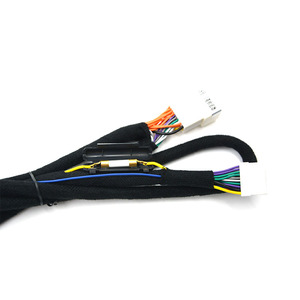 Arnés de cableado para amplificador digital DSP18, 12V, núcleo de cobre, revestimiento de nailon, para conexión de audio DSP para automóvil - Product Image 2