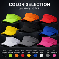 Casquette Visière Noire Légère Pliable Personnalisée à Longue Visière Protection UV Respirante pour l'Été Sport Course Entraînement