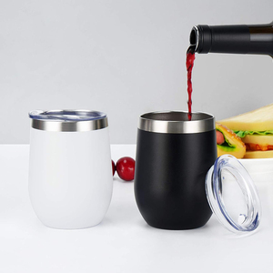 Premium 12oz Vacuum Insulated Stainless Steel Tumbler With Lid BPA Free Double Wall <b>Reusable</b> Coffee <b>Cup</b> Custom Logo for Home Gar - Product Image 4