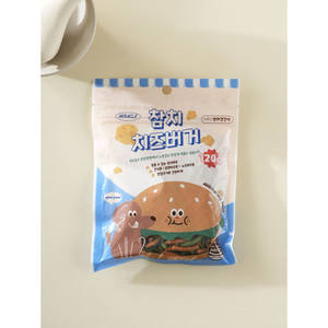 Orgánico 120g atún caballa hamburguesa con queso comida para mascotas para cachorros alto en proteína ingredientes de carne - Product Image 1