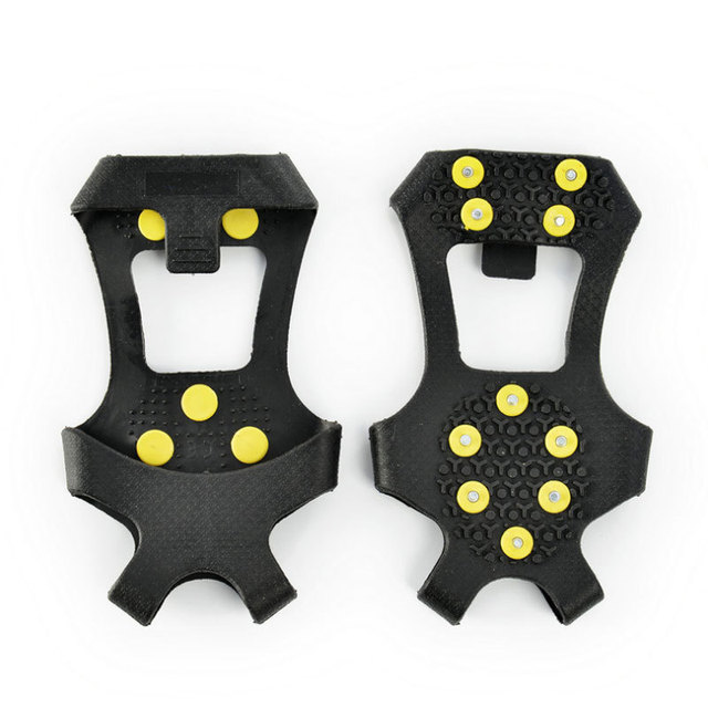 Ice Cleats, Crampons for Boots and Snow Shoes Non Slip Climbing Spikes Ice Grippers