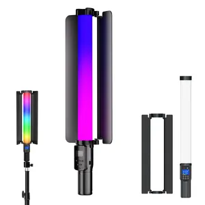 RGB Fotografie Video Light Stick Zauberstab Bunte Party Lampe LED Füll licht Handheld Flash Blitzlicht Beleuchtung mit Stativ