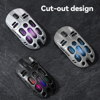 Ratón para Juegos MODORWY, Diseño Ligero y Hueco, Sensor PAW3311 de 8000DPI, 70g, 3 Modos, Recargable, RGB, para Laptop y PC