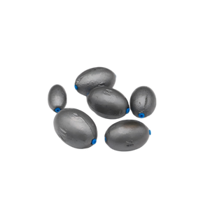 Trứng cá <span class=keywords><strong>Sinker</strong></span> ô liu hình dạng sắt <span class=keywords><strong>Sinker</strong></span> với nhựa Lõi câu cá sắt sinkers - Product Image 5