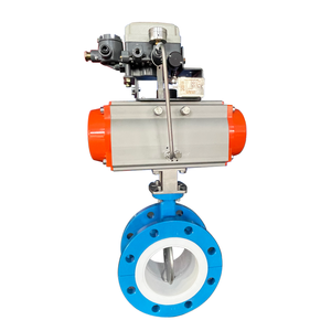 วาล์วผีเสื้อแบบเวเฟอร์ซีลนุ่ม ขนาด 2-24 นิ้ว พร้อมหน้าแปลนสแตนเลส WCB และตัวควบคุมแรงดันแบบนิวเมติก - Product Image 4