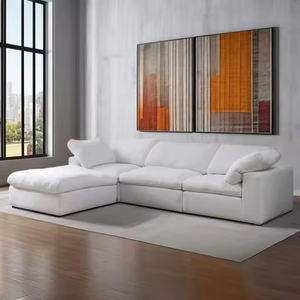 Ensemble de canapés en tissu, meubles de salon, style nordique, canapé moderne pour salon, ensemble de canapés confortables pour la maison en vente - Product Image 2