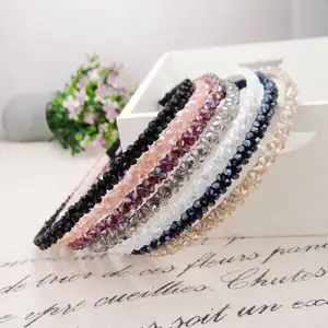 Stylish Crystal Rhinestone Hair Band Headbands For Women Luxury