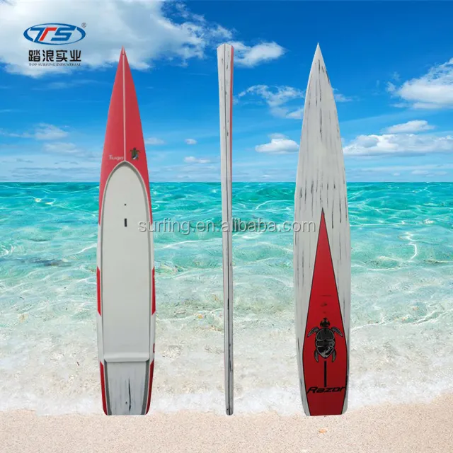 ลูกค้ายี่ห้อ Race Sup คาร์บอนไฟเบอร์ Sup Paddle BOARD