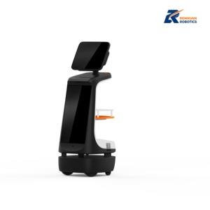 Robot de service <span class=keywords><strong>humanoïde</strong></span> Robint, robot d'accueil intelligent, 4G/5G Wi-Fi, contrôle Android, charge automatique, autonomie de 6 à 8 heures, navigation laser - Product Image 2