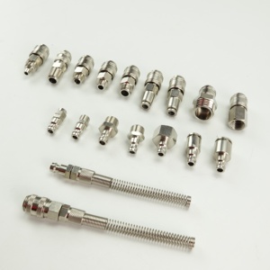 Konektor Cepat Tipe Mini Eropa untuk Udara, Ukuran Kecil, Fitting Pneumatik Kuningan 5mm, Tipe Parker Rectus 21 OEM - Product Image 3