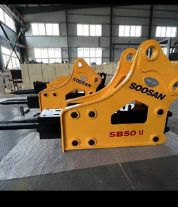 New 11-16 Ton Side Type <b>Hydraulic</b> Breaker with Engine & <b>Motor</b> for Excavators & Backhoe Loaders 1 Year Warranty - Product Image 1