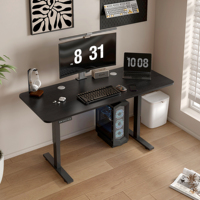 Bureau PC électrique réglable en hauteur Aor Esports PINK en bois et métal, design moderne avec LED RGB pour gamer, maison/bureau, montage facile