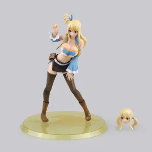 Trending Anime Fairy Tail Figur 7 Inci Lucy Figur Anime untuk Koleksi Penggemar