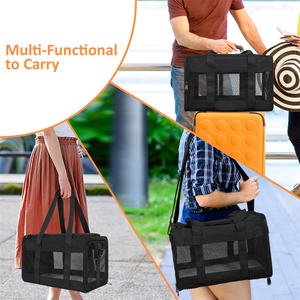 Transportín para mascotas grande, mediano, de lado suave, para mascotas, gatos grandes, Transportadores para perros, Protección de Privacidad para mascotas, transportador de viaje - Product Image 5