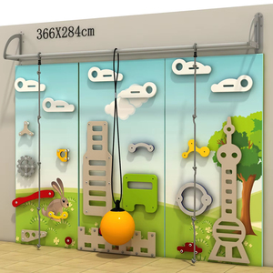 Nhà máy sản xuất Trung Quốc trong nhà leo núi tường phòng tập thể dục nhà sợi thủy tinh trẻ em 'giải trí người lớn' vui chơi giải trí Leo núi giữ - Product Image 1