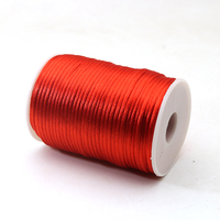 3mm Noeud Chinois Nylon Satin Cordon Bracelet Coloré DIY Craft Tressé Décoration Corde pour Crochet Tricotage Cordon Ceinture