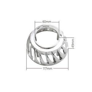 Taochis YT-2.5Shroud-04 2.5 inch ống kính bao gồm bi <span class=keywords><strong>xenon</strong></span> <span class=keywords><strong>LED</strong></span> ống kính máy chiếu che khuất Chrome màu sắc với lỗ cho Hella 3R G5 koito Q5 - Product Image 1